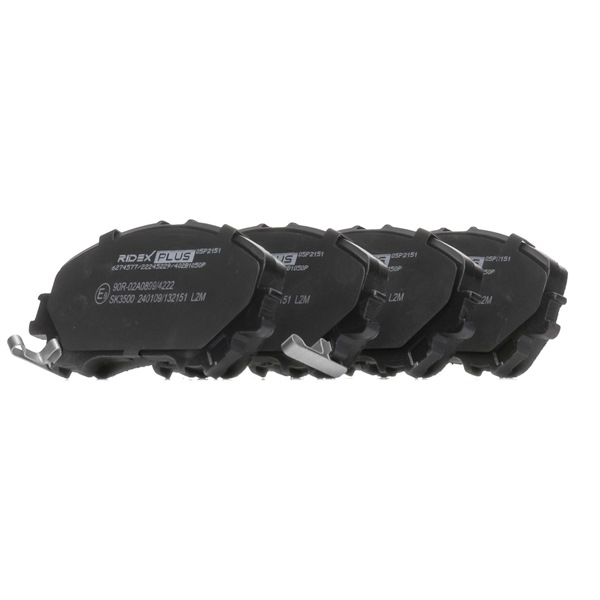 RIDEX PLUS 402B1050P Tilbehørssæt bremsebakker 1.6 dCi 130 130 HK R9M 414