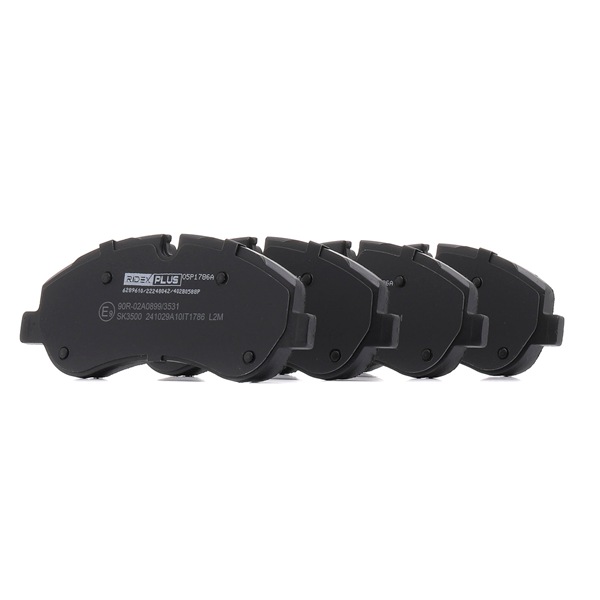 RIDEX PLUS 402B0588P Brake pads FORD Transit Mk7 Platform / Chassis (V363) 2.2 TDCi 155 hp CVF5
