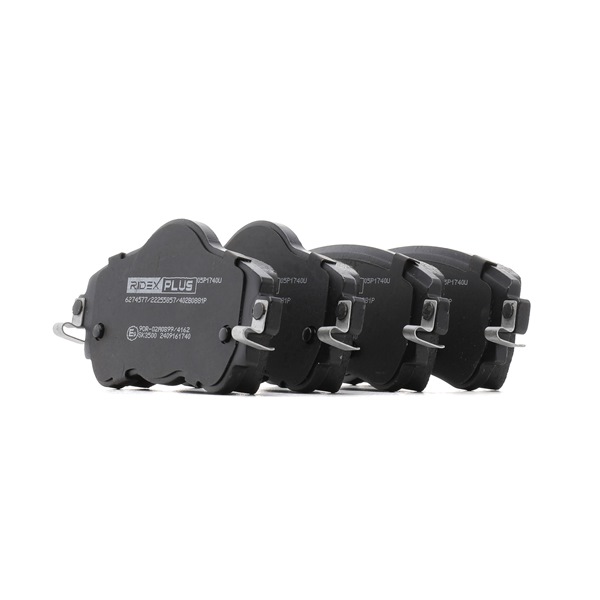 RIDEX PLUS 402B0881P Τακάκια φρένων Citroën C4 2 1.4 VTi 95 PS 8FP (EP3C)