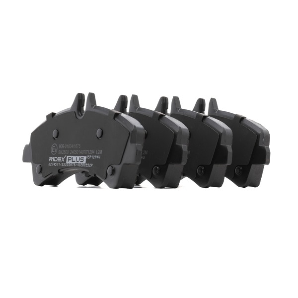 RIDEX PLUS 402B0552P Remblokken VW Crafter 50 Flatbed Vrachtwagen 2.5 TDI 163 Pk BJM