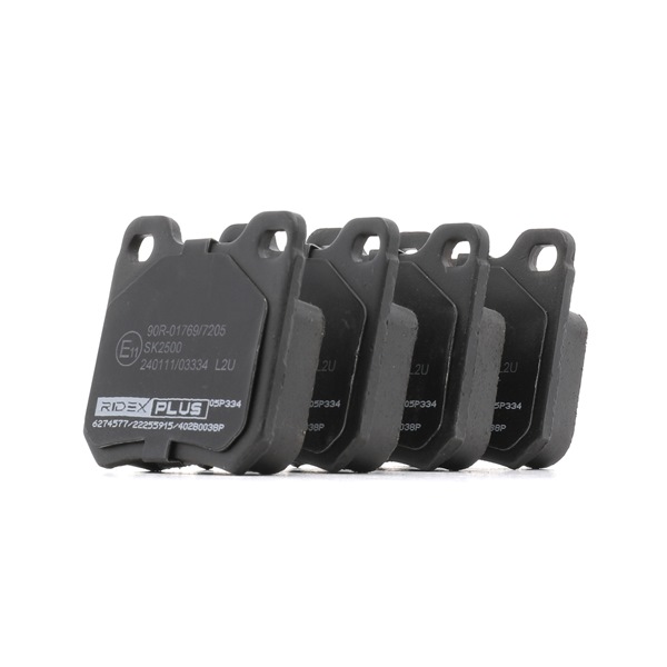 RIDEX PLUS 402B0038P Bremseklodser VAUXHALL Senator Mk2 (B) (V88) 3.0 183 HK 30 NE