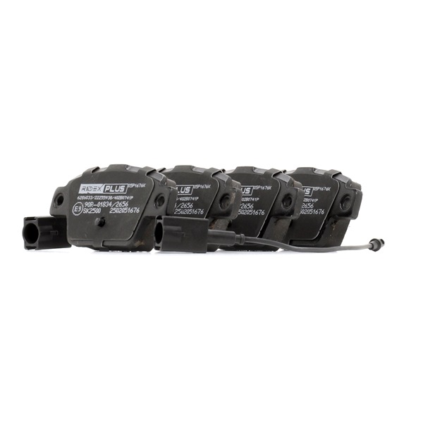 RIDEX PLUS 402B0741P Τακάκια φρένων Fiat Multipla 186 1.9 JTD 120 PS 186 A9.000