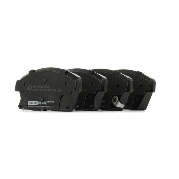 RIDEX PLUS 402B0264P Tilbehørssæt bremsebakker 2.0 CDTI 131 HK A 20 DTH