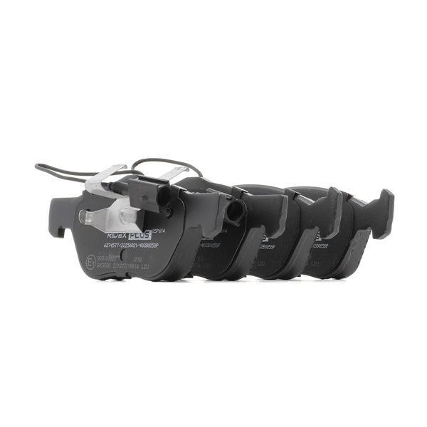 RIDEX PLUS 402B0058P Τακάκια φρένων Fiat Multipla 186 1.9 JTD 120 PS 186 A9.000