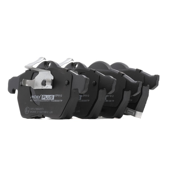 RIDEX PLUS 402B0087P Τακάκια φρένων Opel Astra G CC 2.0 OPC (F08, F48) 192 PS Z 20 LET