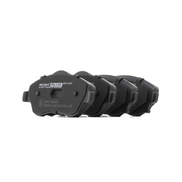 RIDEX PLUS 402B1388P Tilbehørssæt bremsebakker 1.8 102 HK LJ1(110CUL4)
