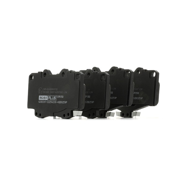 RIDEX PLUS 402B0259P Pastiglie dei freni TOYOTA Hilux V Pick-up 2.2 (YN106_, YN110_) 94 CV 4Y