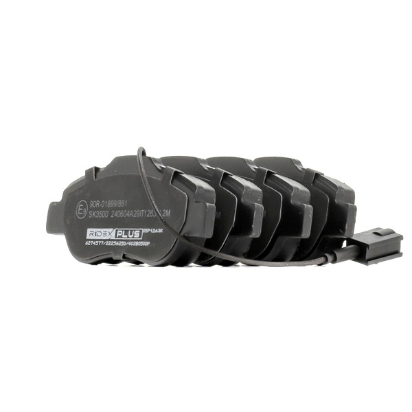 RIDEX PLUS 402B0500P Τακάκια φρένων Fiat Doblo Kombi 223 1.9 JTD 105 PS 223 A7.000