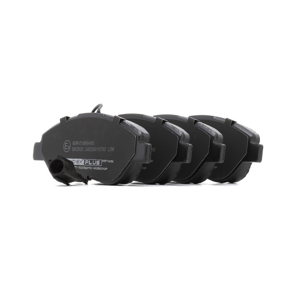 RIDEX PLUS 402B0310P Τακάκια φρένων Fiat Stilo Combi 1.9 JTD 140 PS 192 A5.000