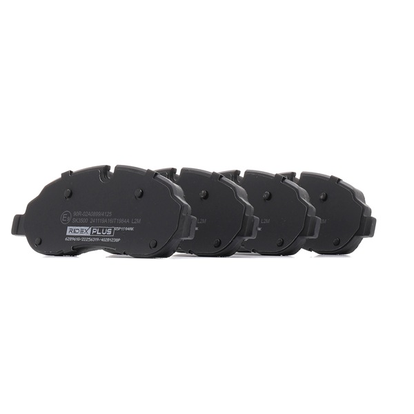 RIDEX PLUS 402B1238P Τακάκια φρένων FORD Transit Mk7 Microbus (V363) 3.7 FLEX RWD 279 PS 99M