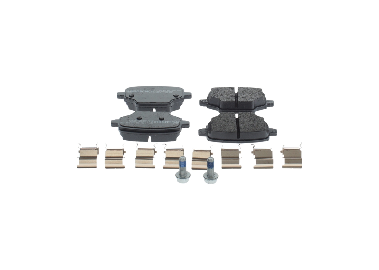 BOSCH 0 986 460 143 Brake pads VAUXHALL Combo Mk4 (E) MPV (X19) 1.2 131 hp F 12 XHT (EB2ADTS)