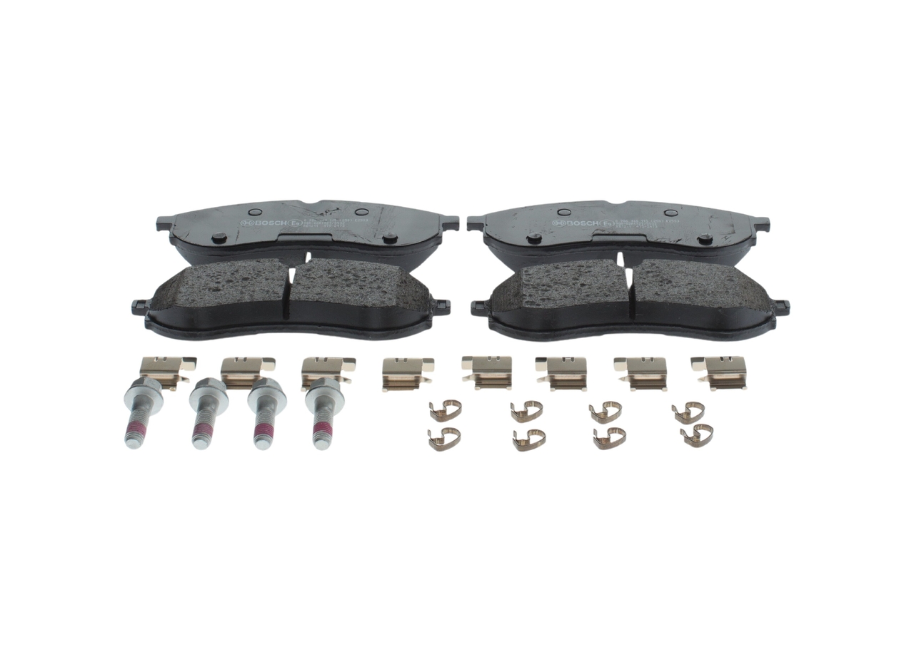 BOSCH 0 986 460 115 Τακάκια φρένων VW Crafter Φορτηγό πλατφόρμα 2.0 TDI 4motion 163 PS DMZD