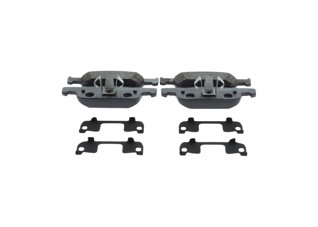 BOSCH 0 986 460 125 Τακάκια φρένων RENAULT Modus / Grand Modus (F, JP) 1.2 GPL (JP0R) 75 PS D4F 744