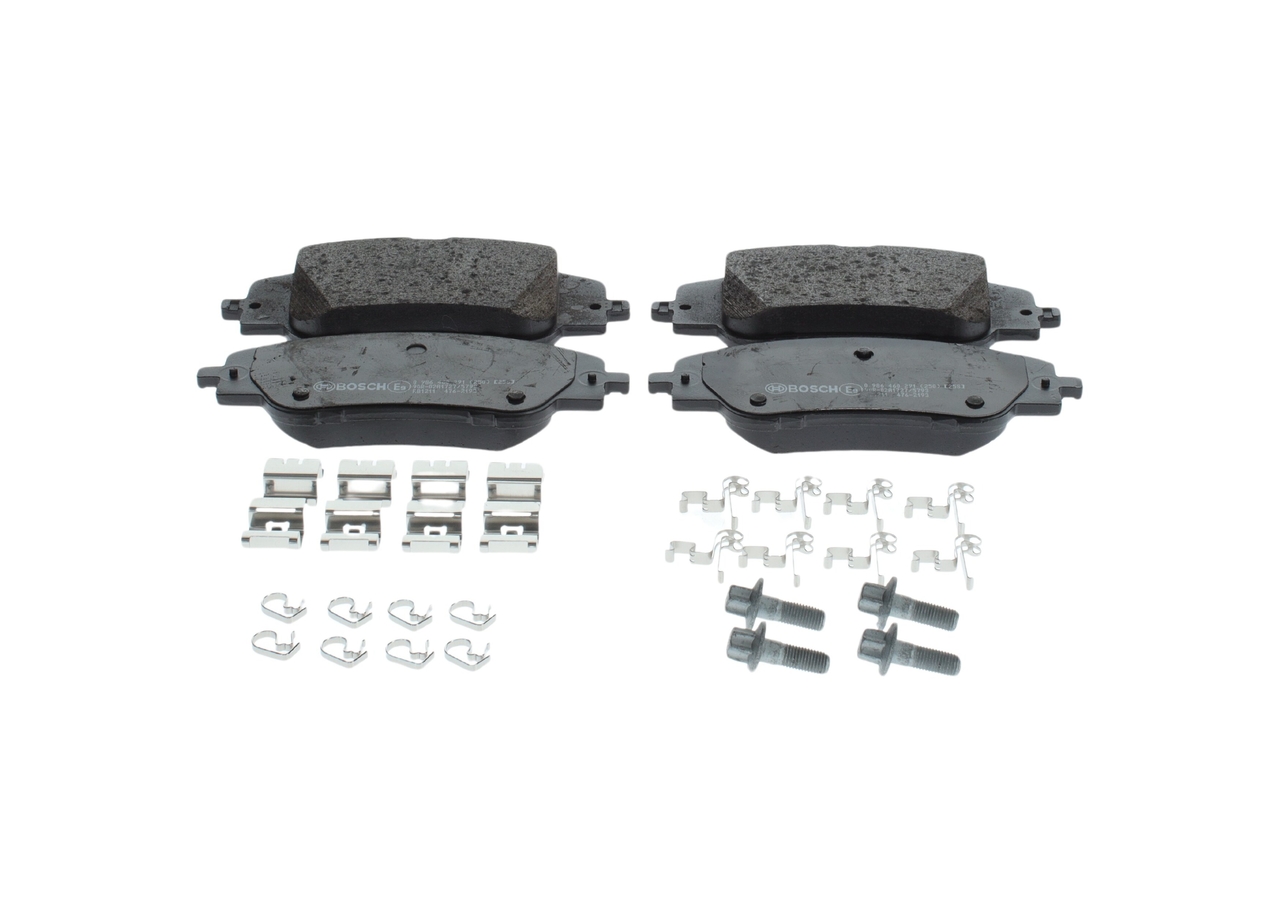 BOSCH 0 986 460 291 Τακάκια φρένων CITROËN C4 III Hatchback 1.2 PureTech (BAHNSA, BAHNSB) 130 PS HNS (EB2ADTS)