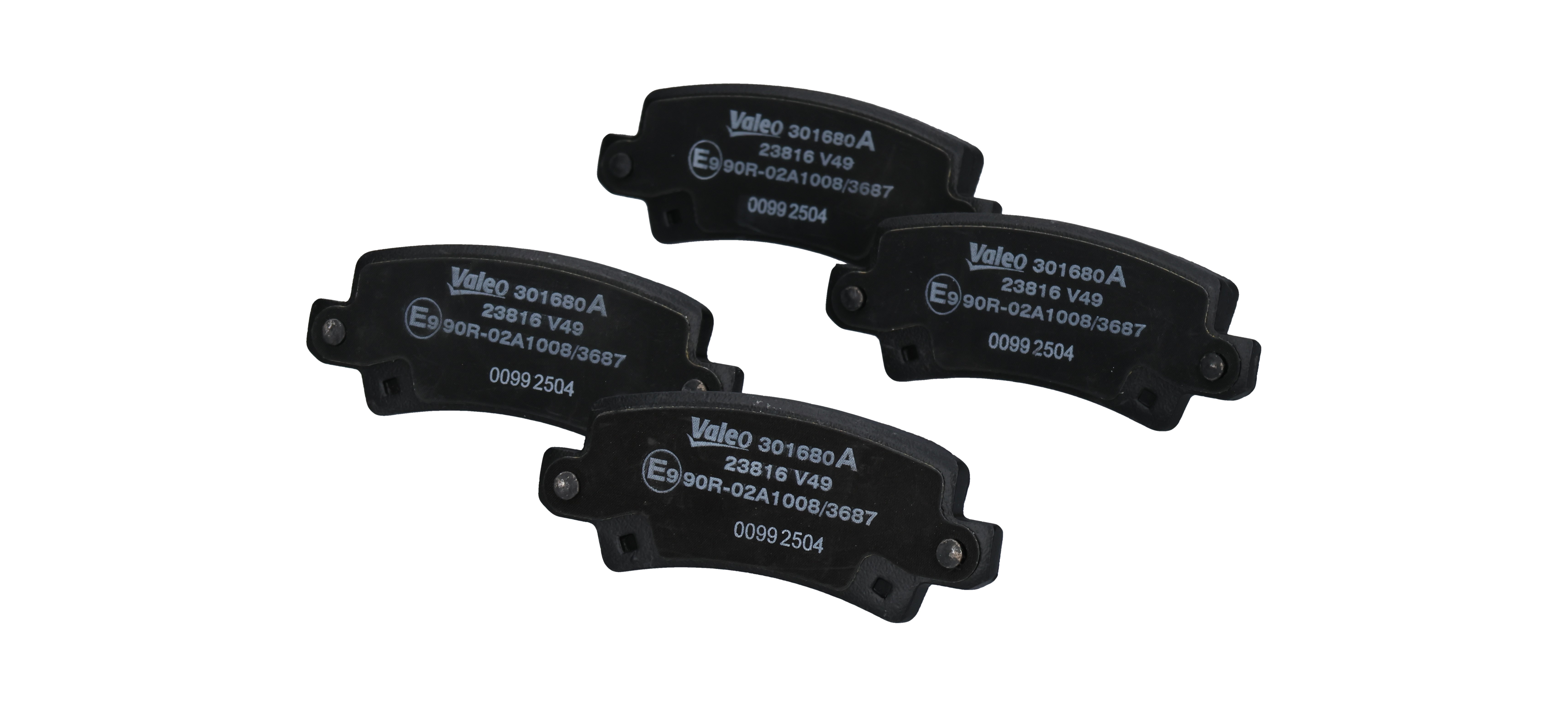 TOYOTA VALEO Bremsbelagsatz 301680A