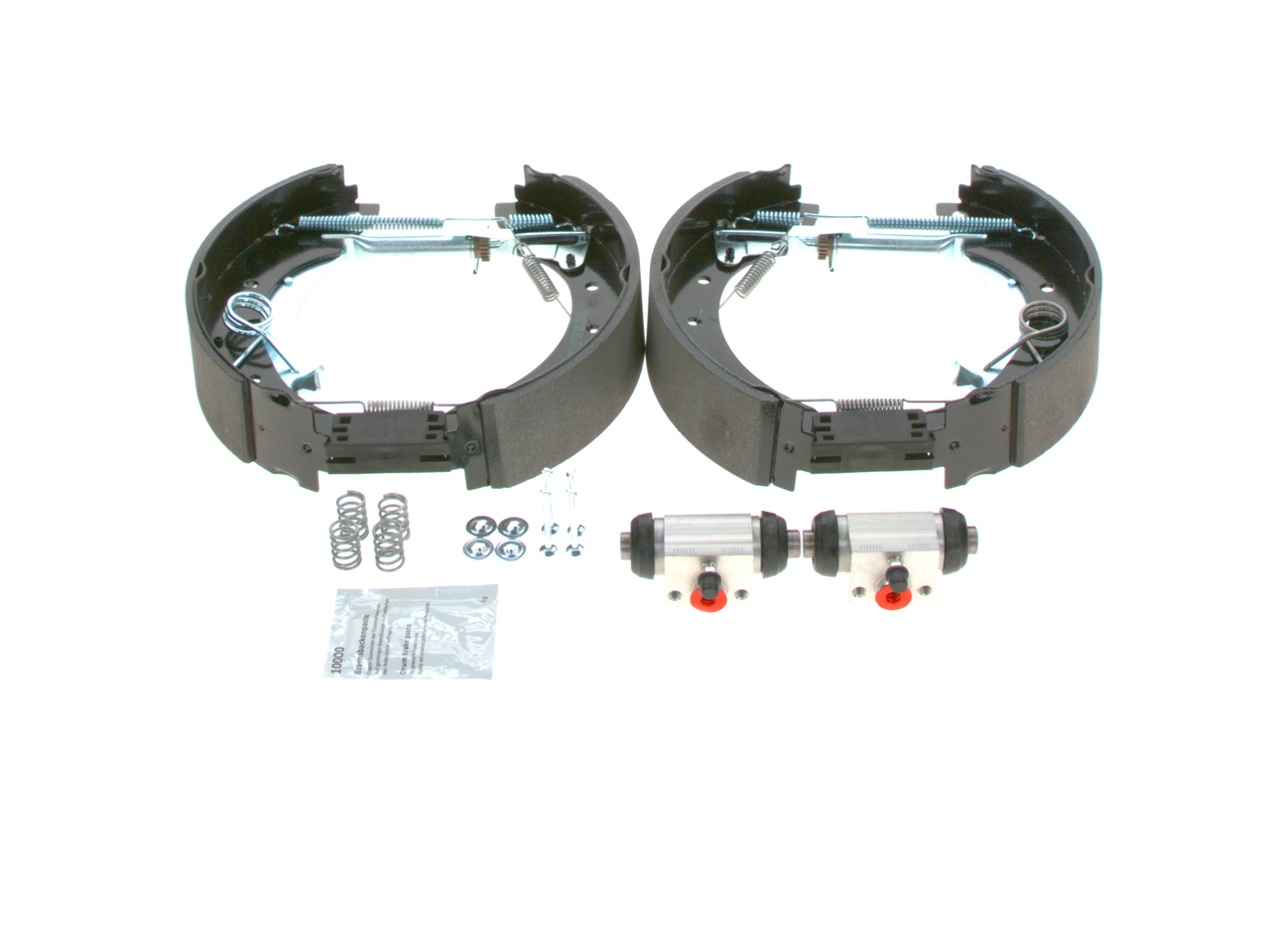 BOSCH 0 204 114 667 Zestaw do hamulców, hamulce bębnowe FIAT Scudo II Burtowy Ciężarówka / Podwozie (270, 272) 1.6 D Multijet 90 KM