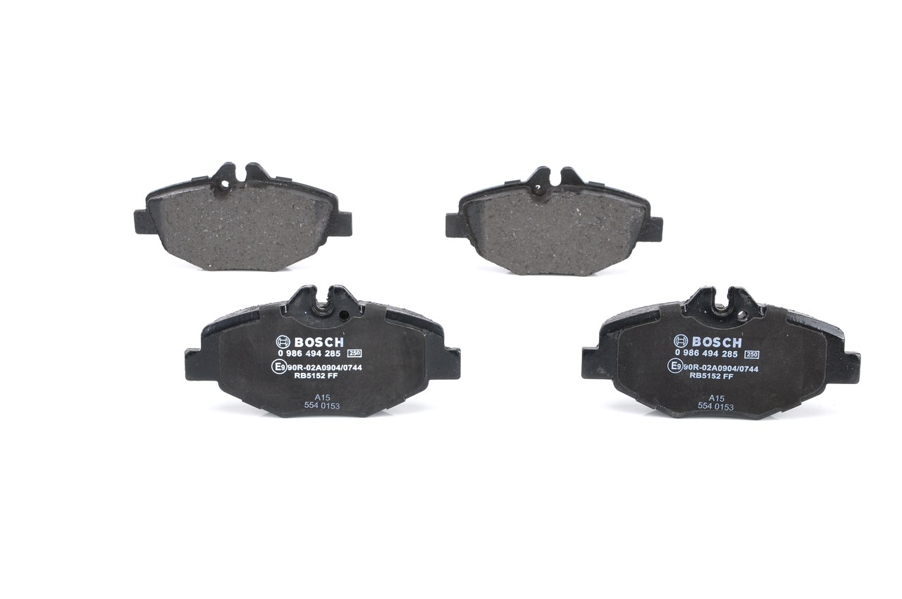 BOSCH Bremsbelagsatz mit Anti-Quietsch-Blech 0034206520, 0034208720, 0034209920 bestellen Sie online bei Motordoctor.at