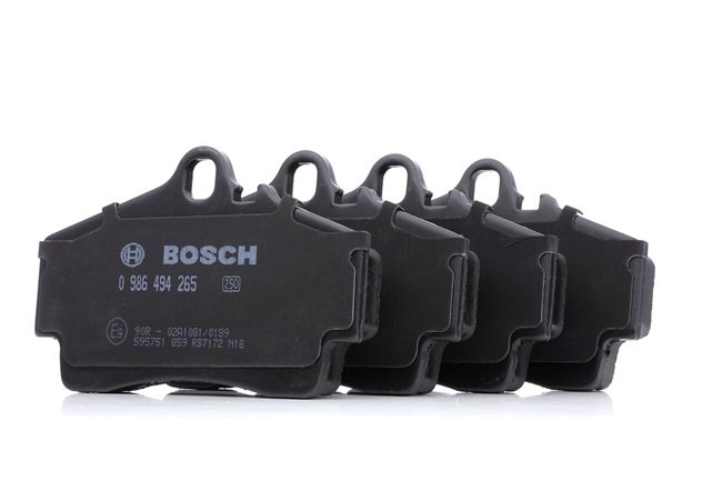 PORSCHE BOSCH Kit pastiglie freno 0 986 494 265