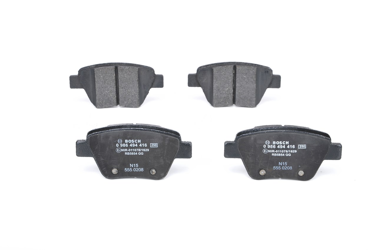 BOSCH 0 986 494 416 Bremseklosser VW Jetta mk6 2.0 Flex 120 hk CKJA