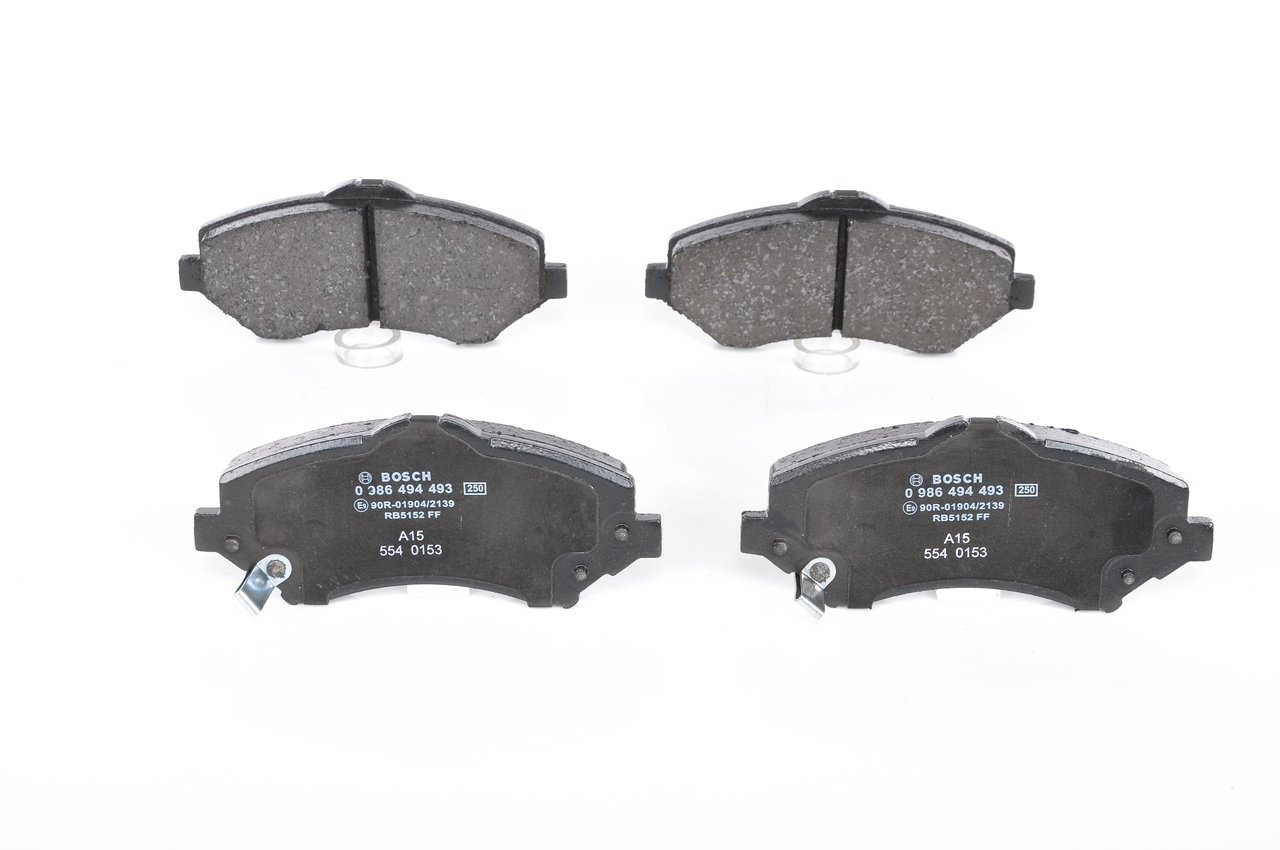 CHRYSLER BOSCH Bremsbelagsatz 0 986 494 493