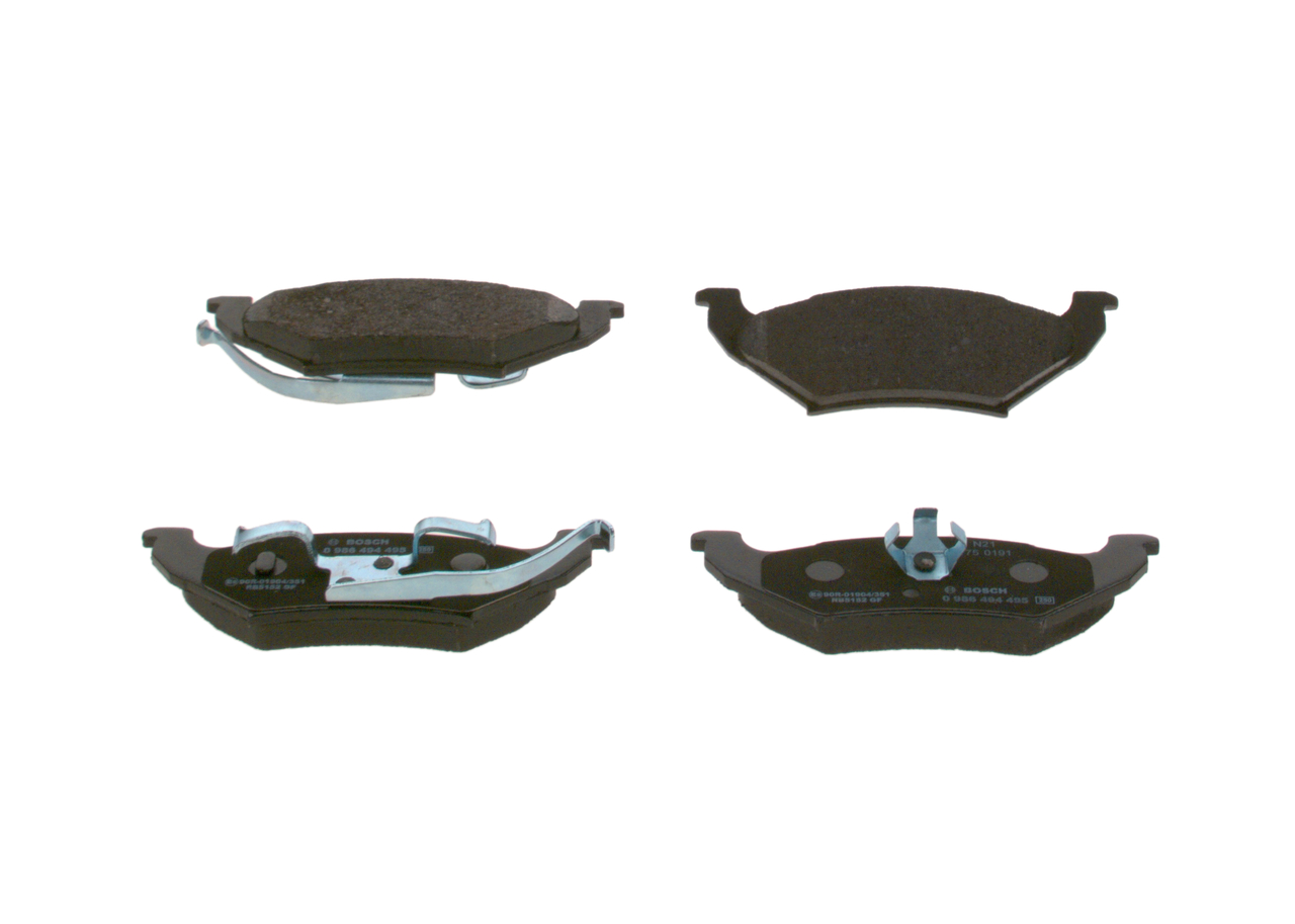 CHRYSLER BOSCH Bremsbelagsatz 0 986 494 495