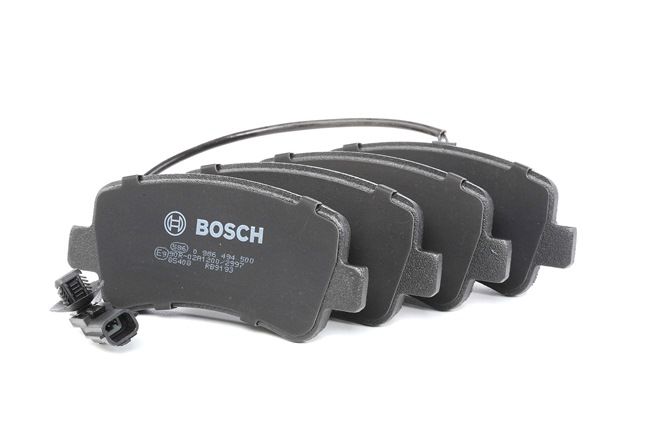 BOSCH 0 986 494 500 Pastilhas de travão Renault Master 3 Van 2.3 dCi 145 FWD (FV0E, FV0F, FV0H, FV02, FV0M, FV0S,... 146 cv M9T 896