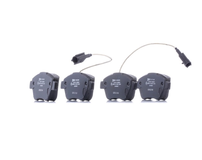 VALEO 598670 Τακάκια φρένων Citroen Nemo Van 1.3 BlueHDi 80 PS FHY (F13DTE6)