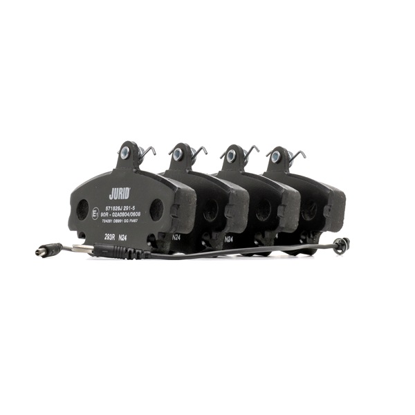 JURID 571526J Remblokken Dacia Logan LS 1.4 MPI LPG 75 Pk K7J 710