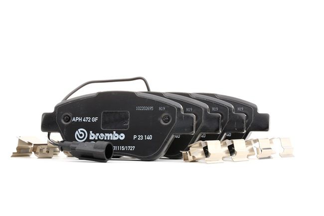 BREMBO P 23 140 Τακάκια φρένων Fiat Doblo Kombi 223 1.3 JTD 16V 70 PS 188 A9.000