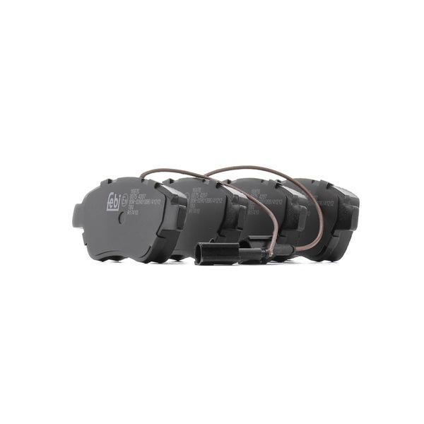 FEBI BILSTEIN 16876 Τακάκια φρένων Citroen Nemo Van 1.3 BlueHDi 80 PS FHY (F13DTE6)