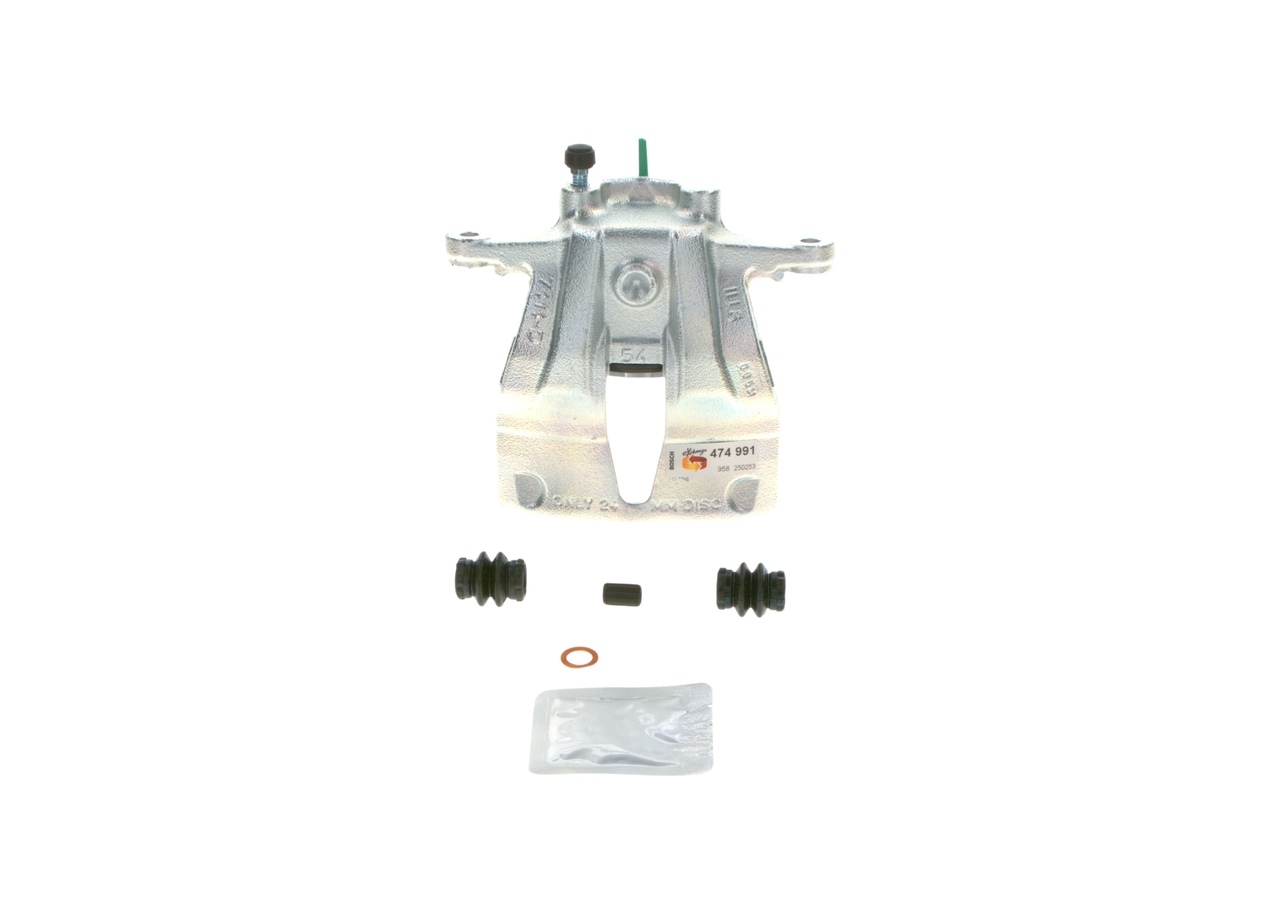 BOSCH 0 986 474 991 Pinza de freno Corsa C X01 1.3 CDTI 16V (F08, F68) 69 cv Z 13 DT