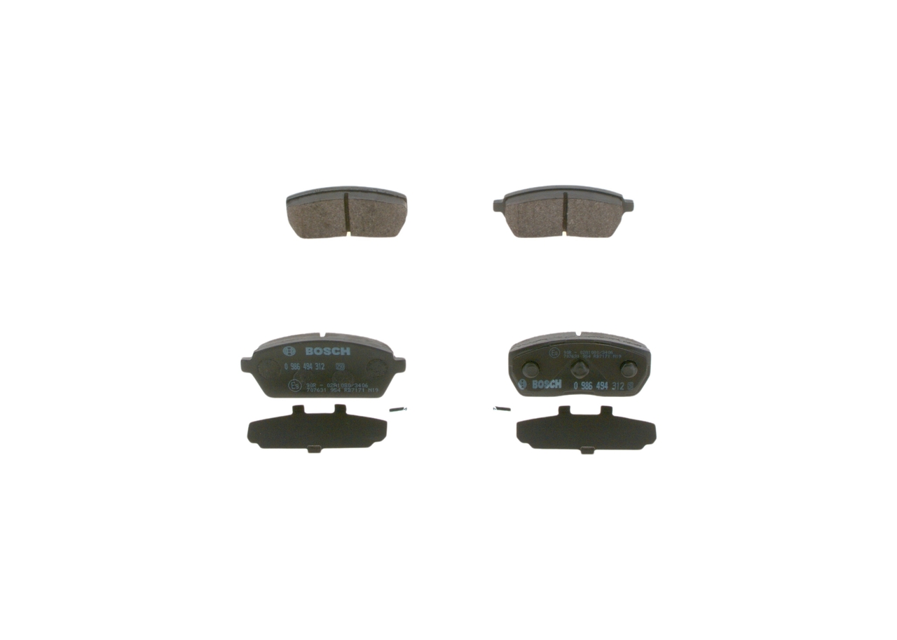BOSCH 0 986 494 312 Fékdob 1.0 45 LE F10A