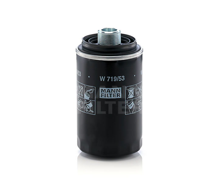 MANN-FILTER W 719/53 Filtro de óleo VW T6 Camião de plataforma 2.0 TSI 150 cv CJKB