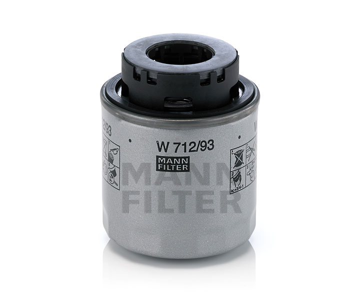 MANN-FILTER W 712/93 Ölfilter Passat B6 1.4 TSI EcoFuel 150PS 2010