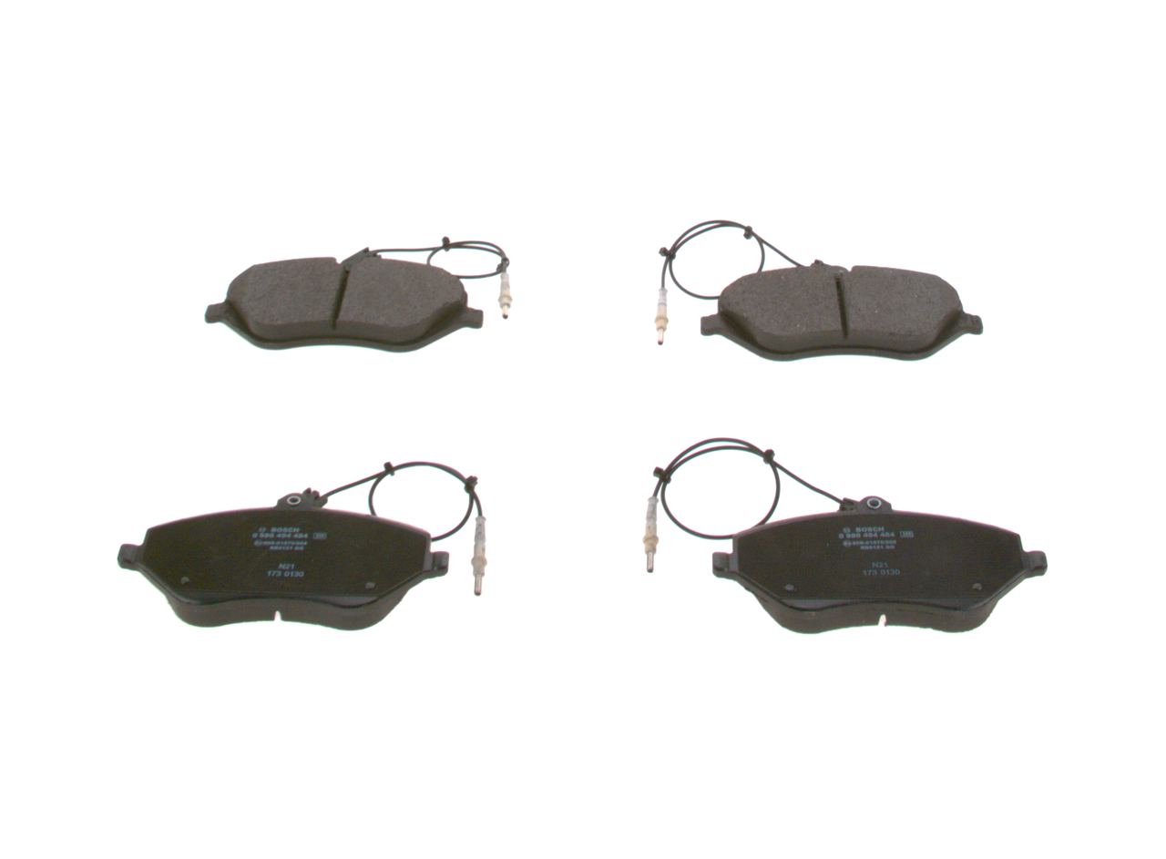 BOSCH 0 986 494 484 Pastiglie dei freni Citroën C5 Station Wagon 2.2 HDi (RE4HPE, RE4HP2, RE4HRE, RE4HR2) 163 CV 4HR (DW12BTED4)