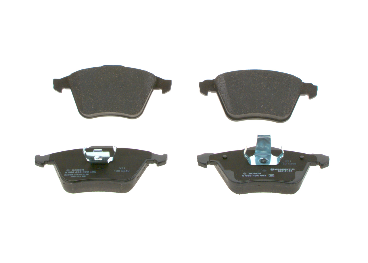 BOSCH 0 986 494 492 Jarrupalat Opel Vectra C Caravan 2.8 V6 Turbo (F35) 230 hv Z 28 NEL