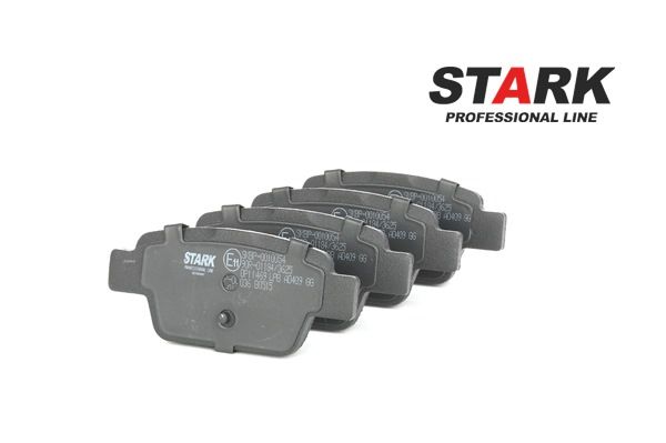 Comprar barato SKBP-0010054 Pastillas de freno Eje trasero, Chapa antichirridos de STARK 71769094, 71770014, 71772225, 71770014