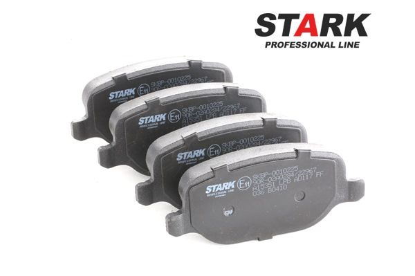 STARK SKBP-0010225 Plaquette de frein Lancia Thesis 841 2.4 JTD (841.AXE1B0, 841.AXH110) 163CV 2007