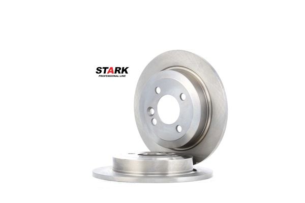 Comparare SKBD-0020079 Dischi freno pieno, Assale posteriore, Ø: 258,7mm, Non rivestito, Ghisa, senza viti/bulloni da STARK 1503070, 34211503070, 34216774987 a buon mercato