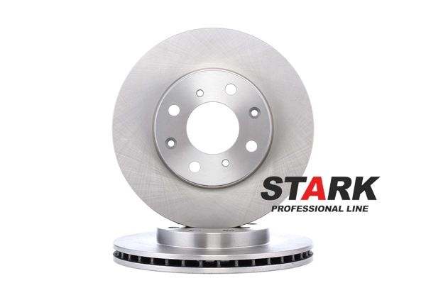 Köp billigt SKBD-0020293 Bromsskivor ventilerad, framaxel, Ø: 239,5mm, obeskiktad, Gjutjärn, utan skruvar från STARK 45251S50G00