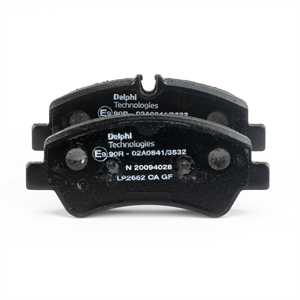 DELPHI LP2662 Brake pads FORD Transit Mk7 Platform / Chassis (V363) 2.2 TDCi RWD 155 hp CYR5