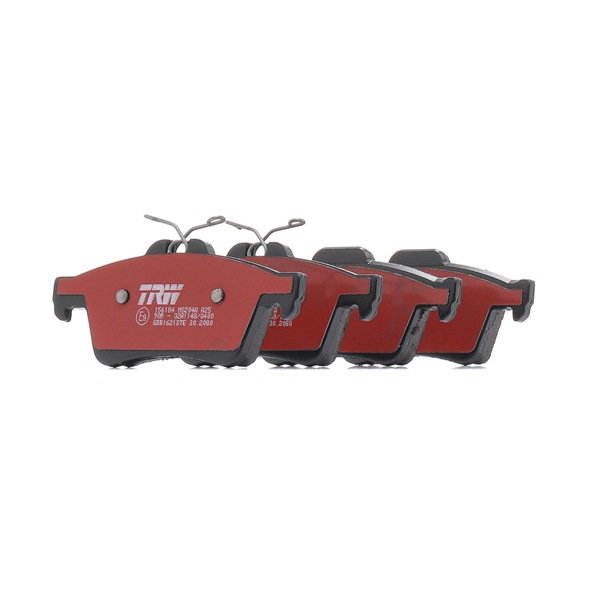 TRW GDB1621DTE Pastiglie dei freni Ford C-Max DM2 2.0 TDCi 133 CV G6DF