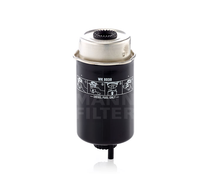 MANN-FILTER WK 8038 Kraftstofffilter Land Rover Defender Pickup 2.4 Td4 4x4 140PS 2009