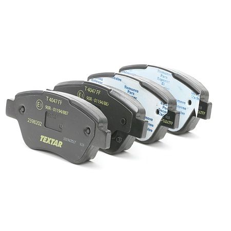TEXTAR 2398202 Bremseklodser VAUXHALL Corsavan Mk3 (D) (S07) 1.2 80 HK Z 12 XEP