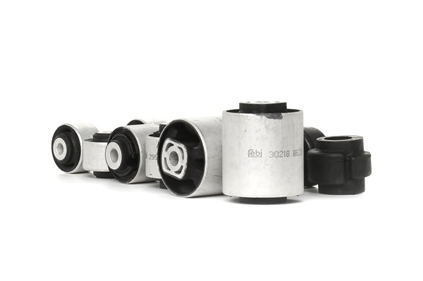 45551 FEBI BILSTEIN Montagesatz, Lenker Vorderachse links, Vorderachse rechts, mit Gummilagern