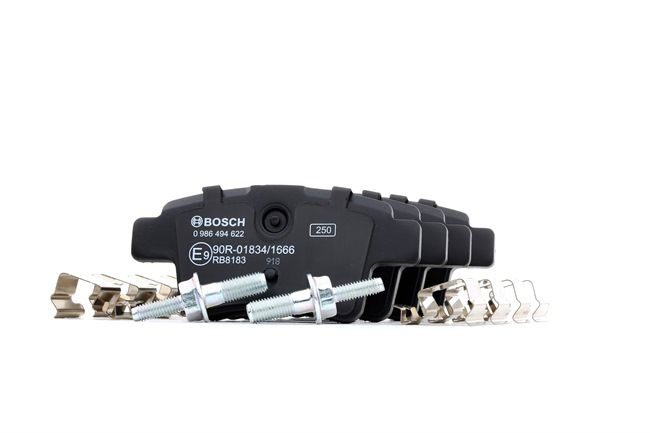 BOSCH 0 986 494 622 Bremseklosser Citroen C4 Grand Picasso mk1 2.0 i 16V 140 hk RFJ (EW10A)