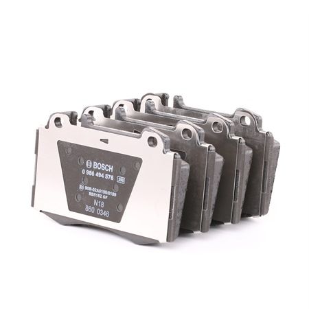 BOSCH 0 986 494 576 Bremsbeläge MERCEDES-BENZ E-Klasse Pritsche / Fahrgestell (VF211) E 280 CDI (211.620) 190 PS OM 642.920