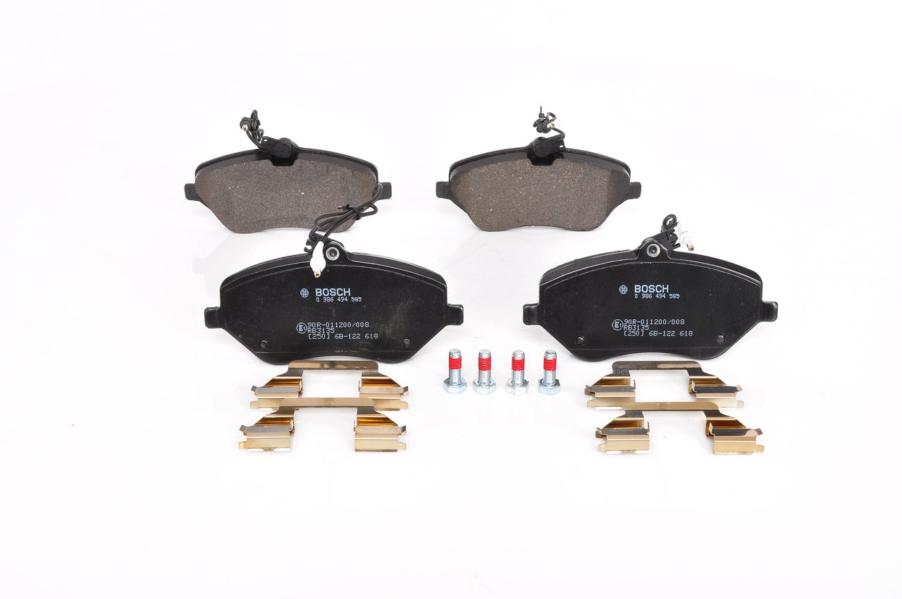 BOSCH 0 986 494 585 Kit pastiglie freni Citroën C5 Station Wagon 2.2 HDi (RE4HPE, RE4HP2, RE4HRE, RE4HR2) 163 CV