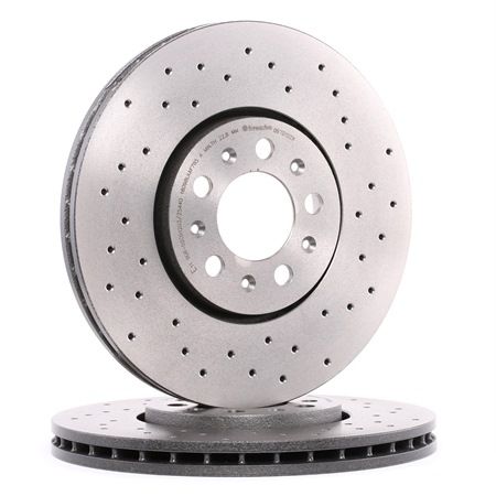 BREMBO 09.7010.2X Remschijven VW Bora 1j2 1.6 107 Pk AWB