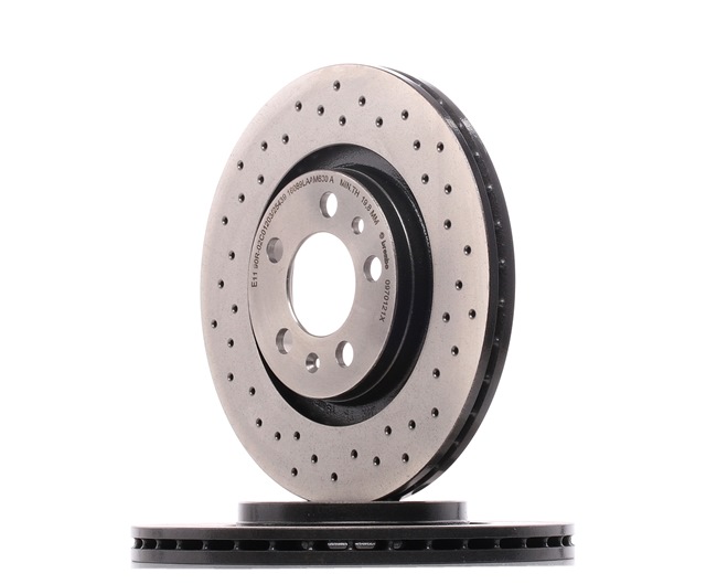 BREMBO 09.7012.1X Remschijven VW Bora 1j2 1.6 107 Pk AWB